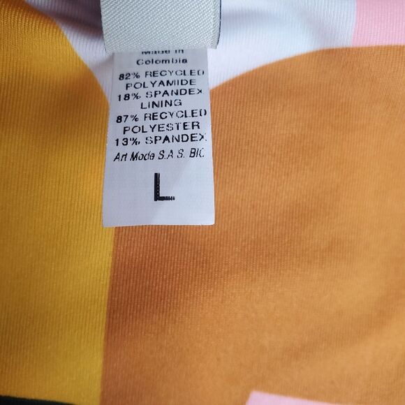 Maaji Bikini Bottom Reversible Floral Geo Print Large - Picture 6 of 6